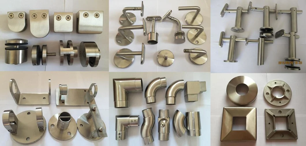 Adjustable Round Pipe Stainless Steel Wall Bracket Handrail Support