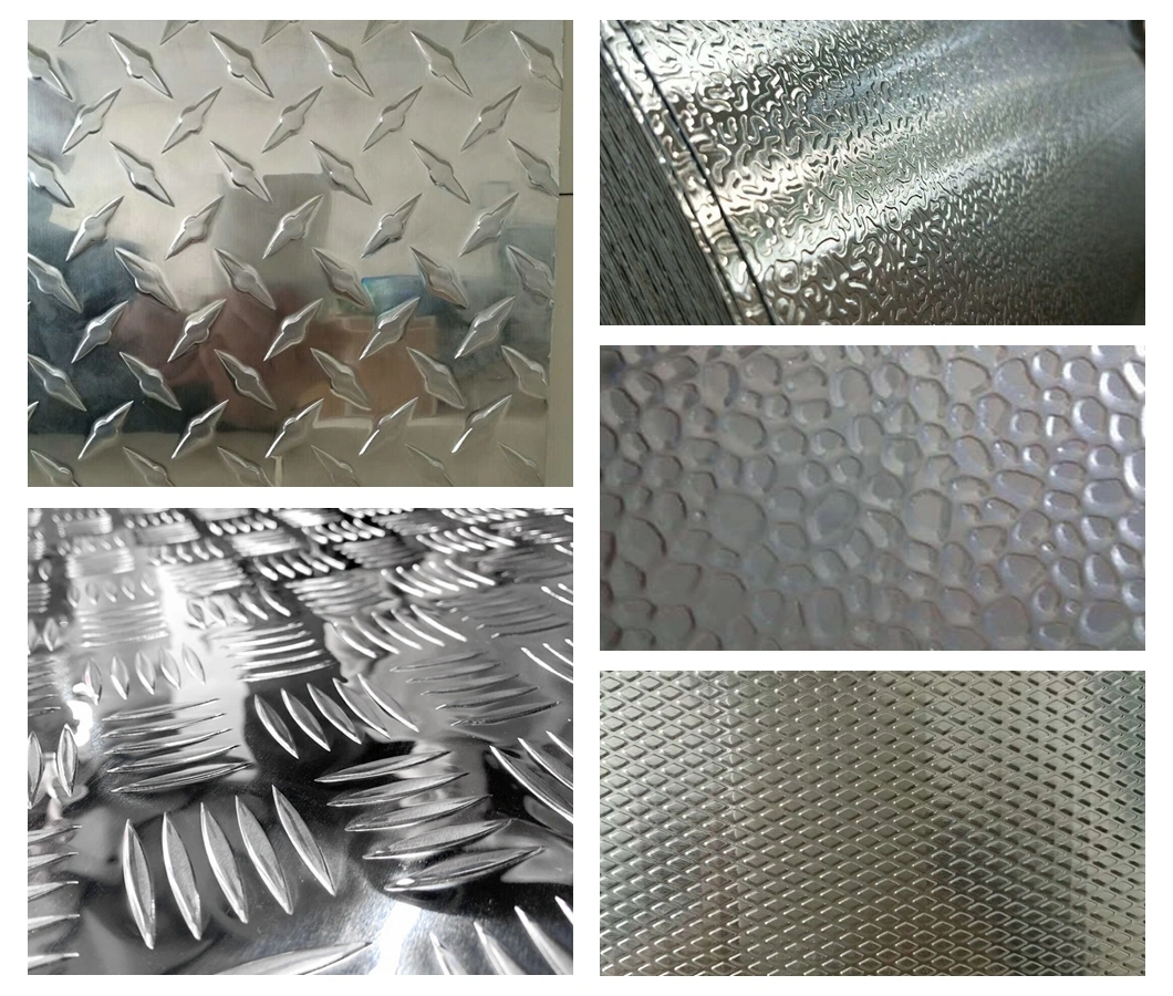Best Seiling 1060 H24 3003 5052 Al 7075 8011 Checkered Embossing Aluminum Plates for Moisture Barrier Pipework Cladding