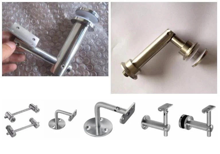 Stainless Steel Handrail Support for Round Pipe / Stair Handrail Bracket