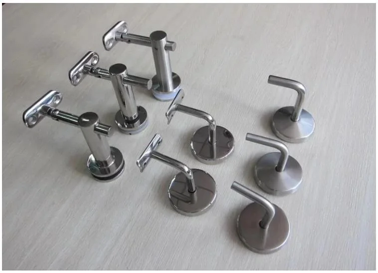 Stainless Steel Handrail Support for Round Pipe / Stair Handrail Bracket